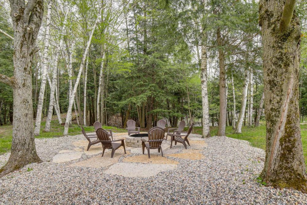 Waterfront Evart Getaway with Fire Pit on 82 Acres!